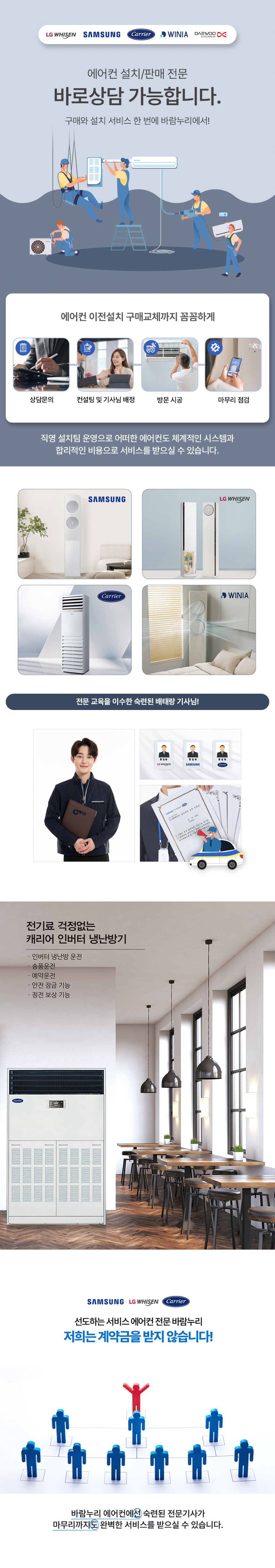 캐리어 냉난방기 LPAC 대형 80평 (CPVQ2906KXT) 상세 이미지